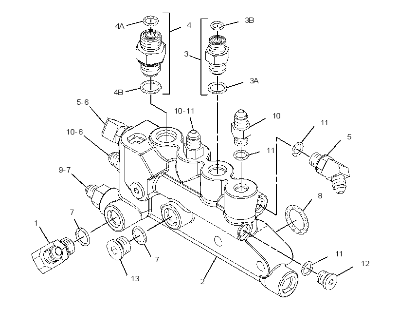 MANIFOLD GP-EXHAUST COMBUSTION 3081453 CAT