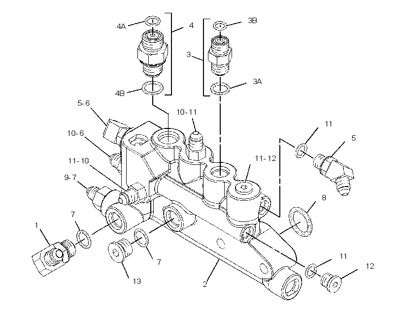 MANIFOLD GP-EXHAUST COMBUSTION 3081454 CAT