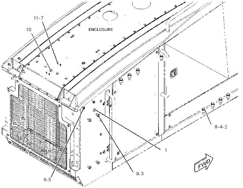 FASTENER GP-ENCLOSURE 3197078 CAT