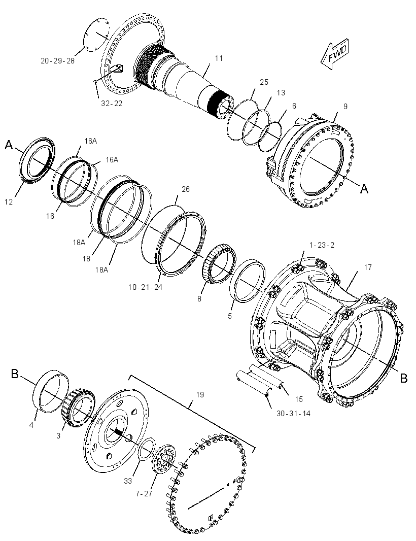 WHEEL GP-REAR 3382831 CAT