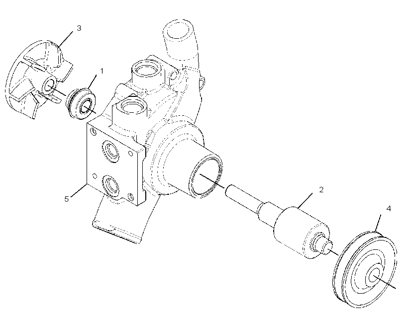 PUMP AS-WATER 3502508 CAT