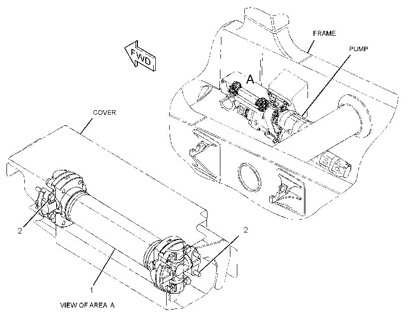 SHAFT GP-PUMP DRIVE 2845848 CAT