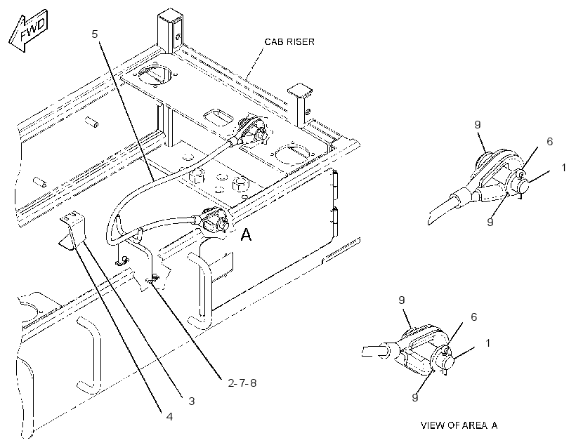 CABLE GP-RETAINING 3472321 CAT