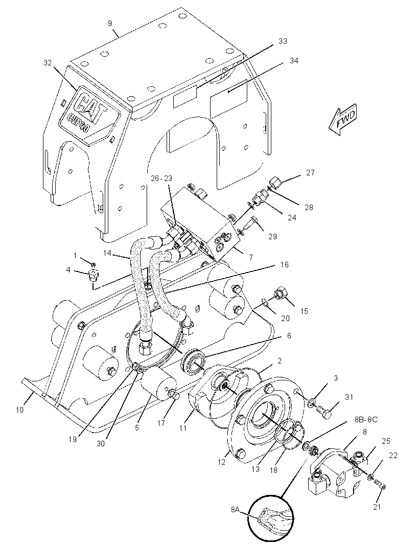 COMPACTOR GP-VIBRATORY 2223780 CAT