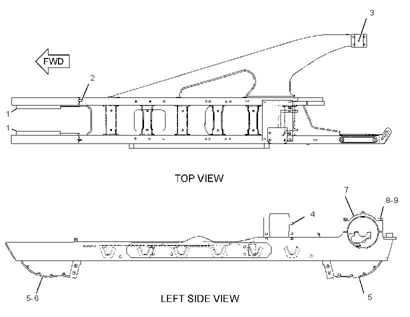 FRAME AS-TRACK ROLLER 7G8579 CAT