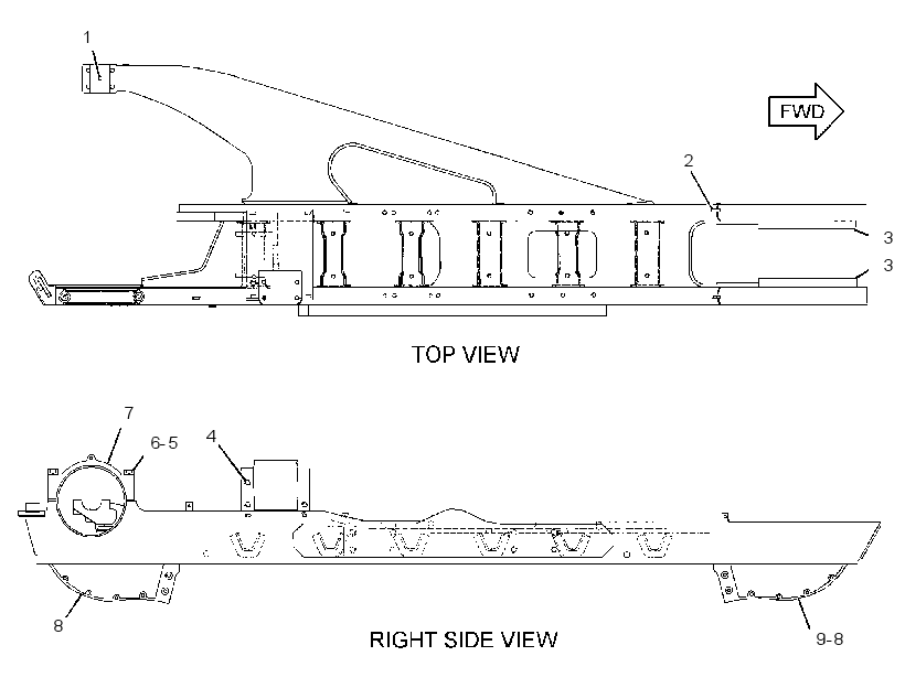 FRAME AS-TRACK ROLLER 7G8576 CAT