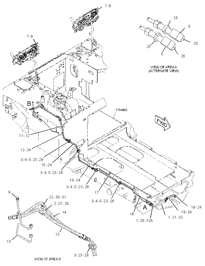 LINES GP-HITCH 3432999 CAT