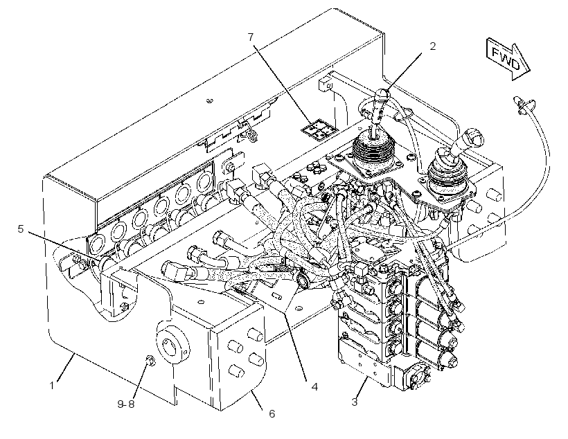 HYDRAULIC AR-4 VALVE 2967751 CAT