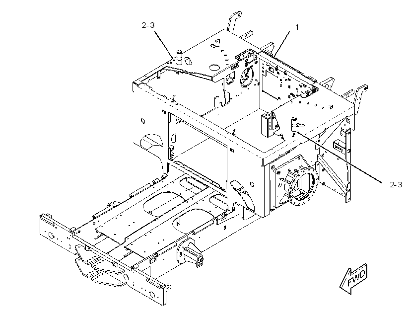 FRAME GP-MAIN 3224975 CAT