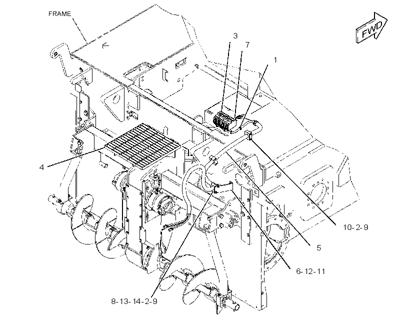 WIRING GP-SCREED HEATER 3212444 CAT