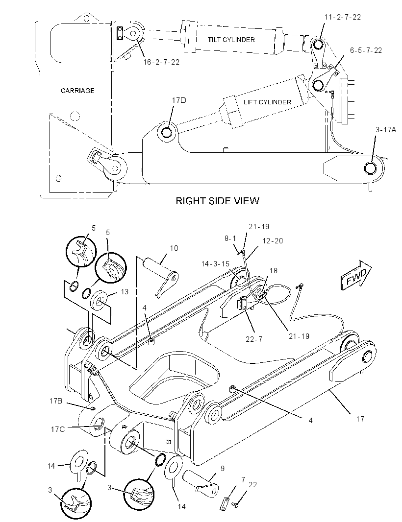FRAME GP-RIPPER 1802399 CAT