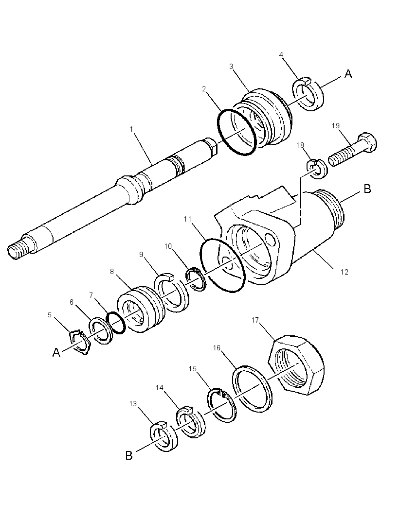 CYLINDER GP-GEARSHIFT 3438927 CAT
