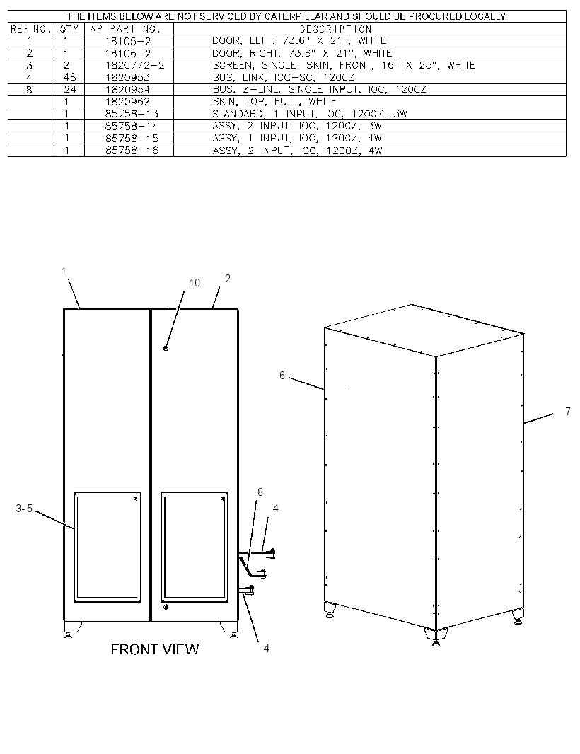 PANEL GP-POWER SUPPLY 3463288 CAT
