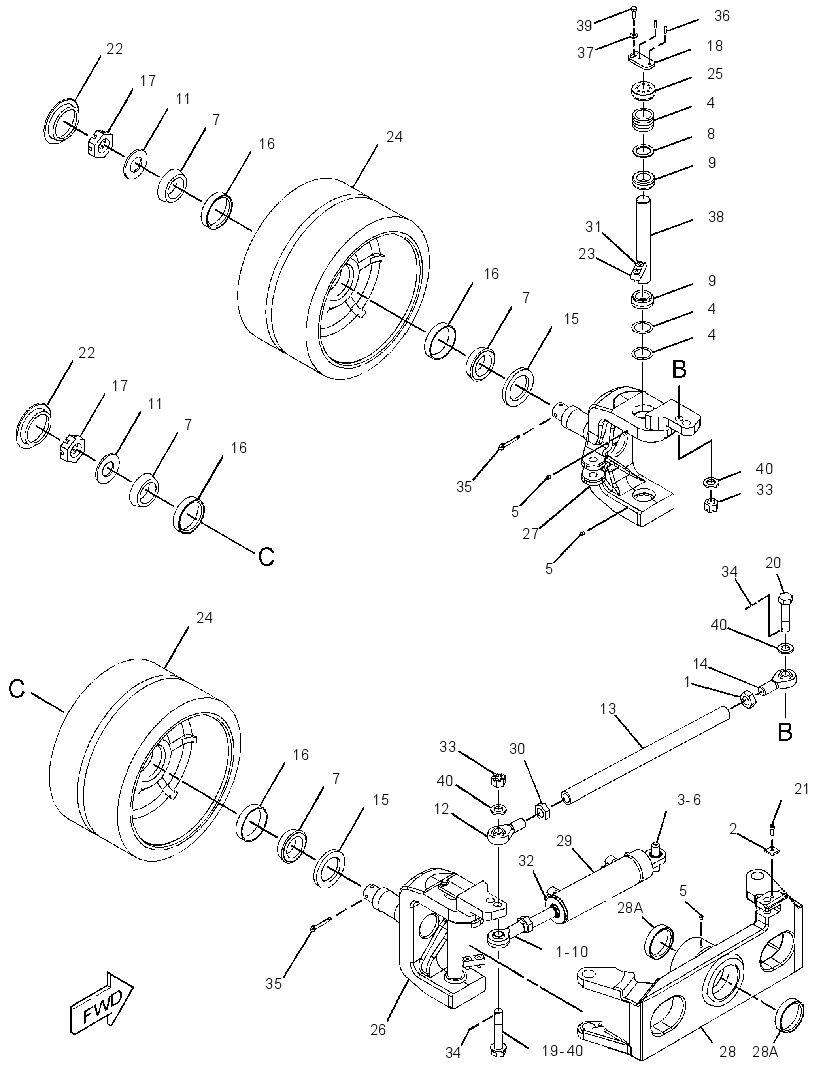 BOGIE GP 3319825 CAT