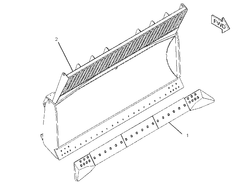 BLADE & EDGE GP-STRAIGHT 3232887 CAT