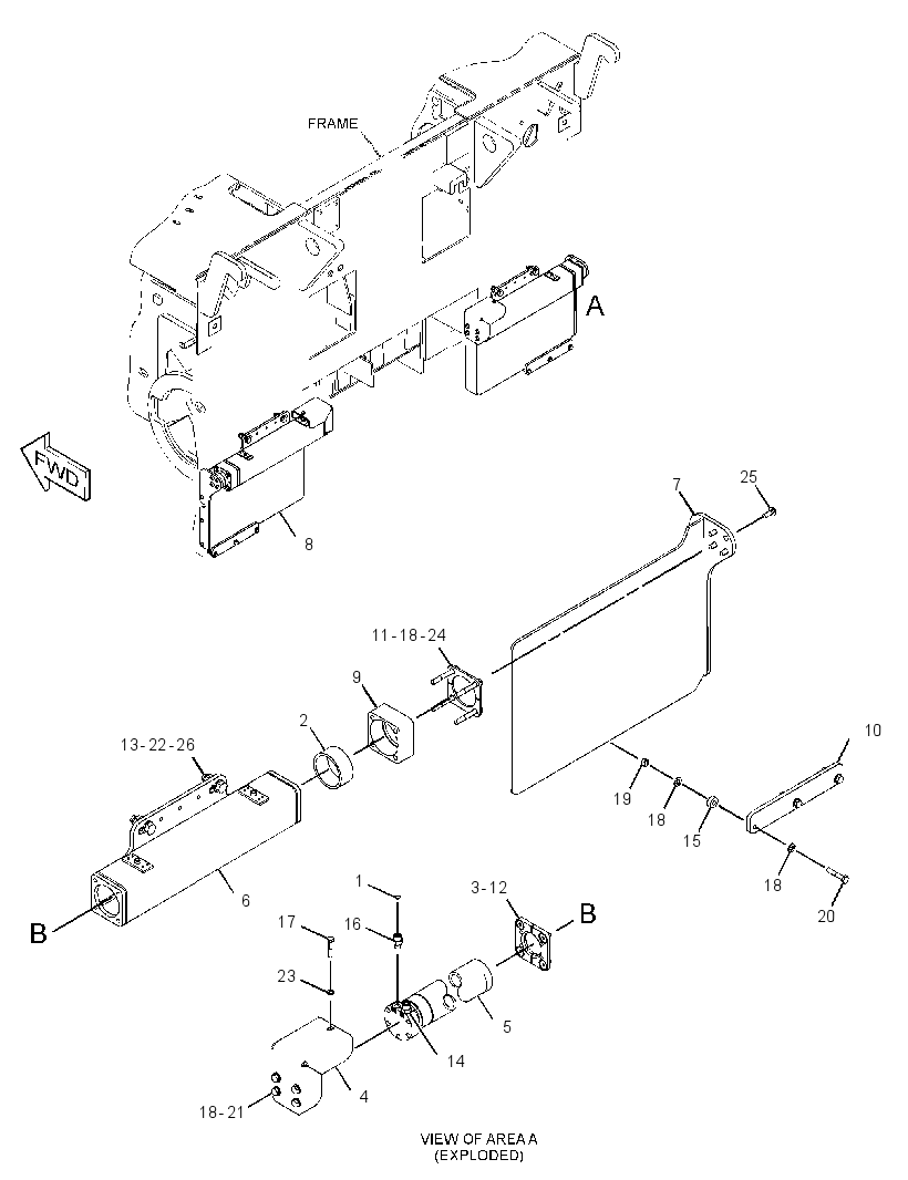 EXTENSION GP-MAIN FRAME 3491450 CAT