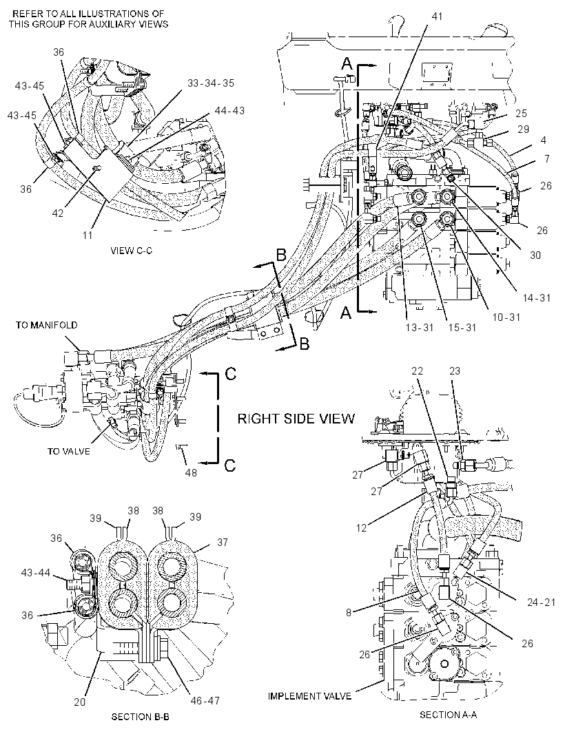 LINES GP-REAR ATTACHMENT 3007367 CAT