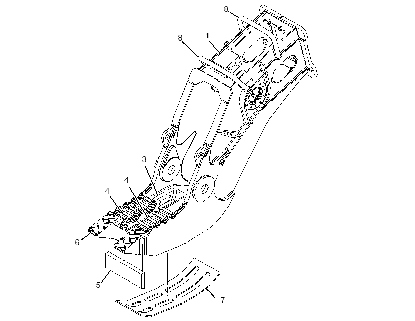 HOUSING GP-PULVERIZER 3346101 CAT