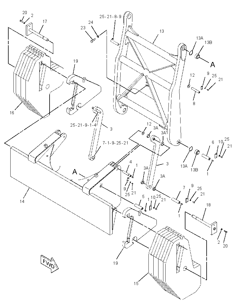 COUNTERWEIGHT GP-HYDRAULIC 2488118 CAT