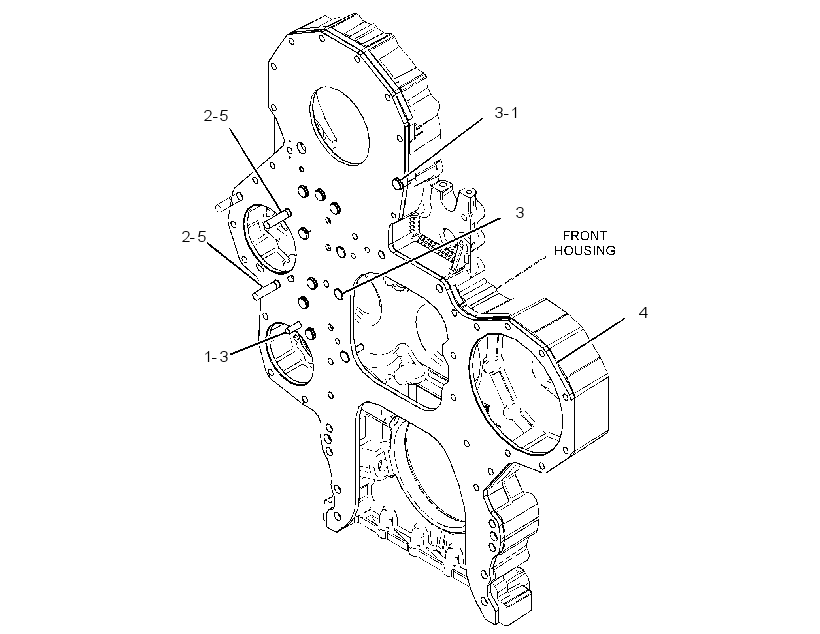 PLATE AS-FRONT HOUSING 3539979 CAT