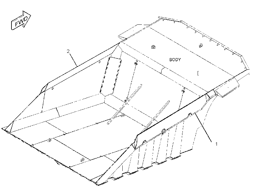 SIDEBOARD AS-BODY 3482200 CAT