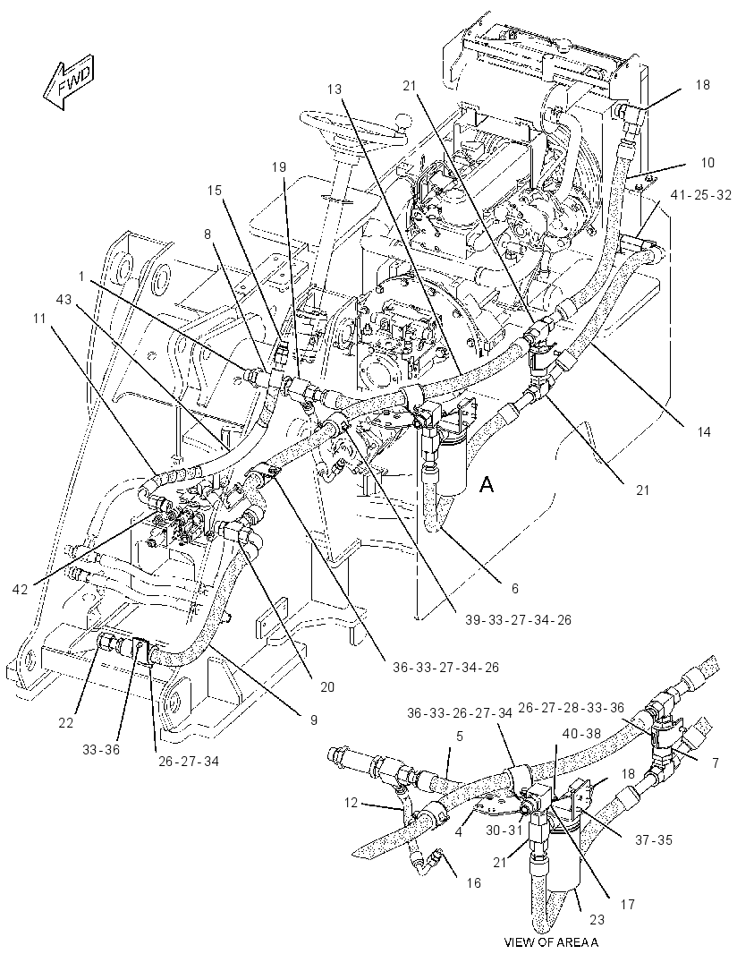 FILTER & LINES GP-HYDRAULIC 2400851 CAT