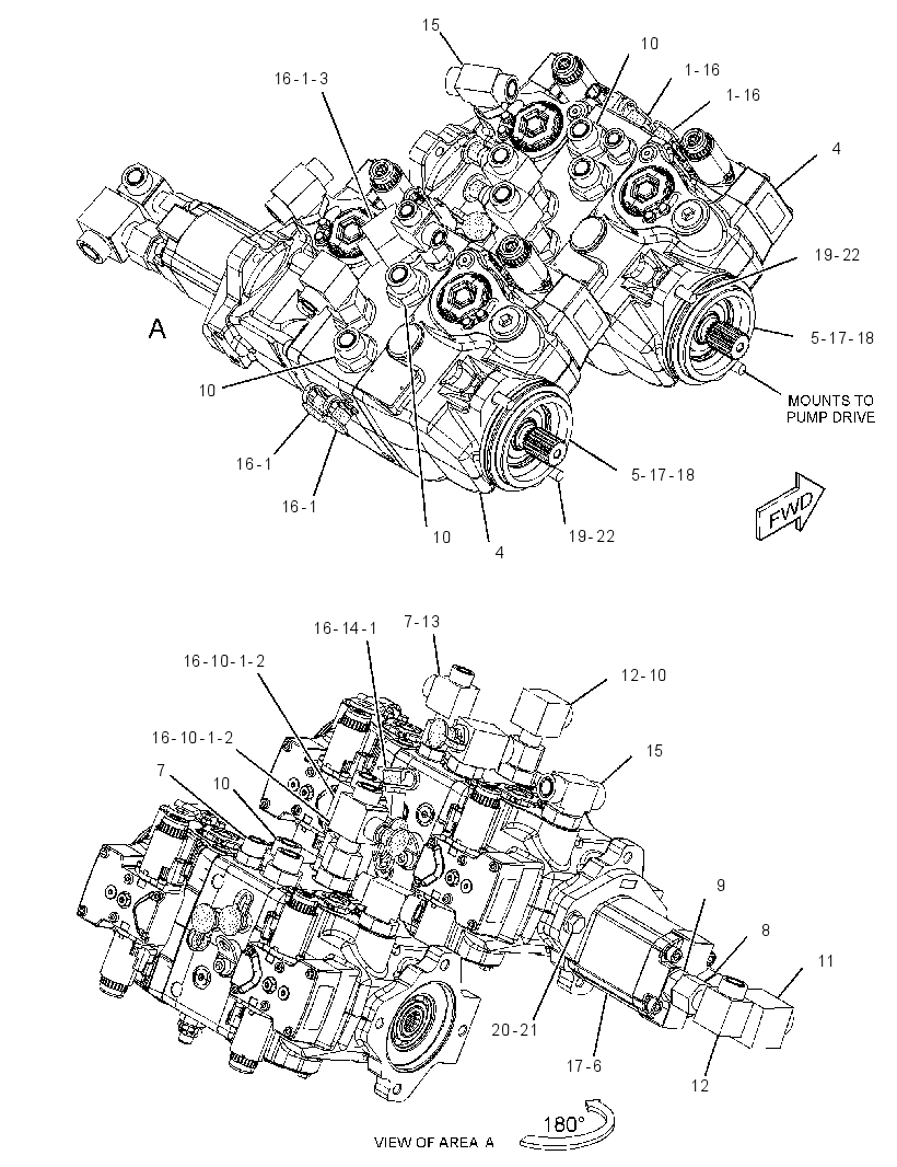 PUMP & MTG GP-CONVEYOR 3514455 CAT