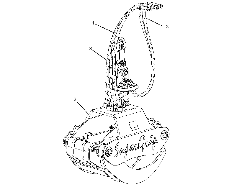GRAPPLE AR-HYDRAULIC 3333783 CAT