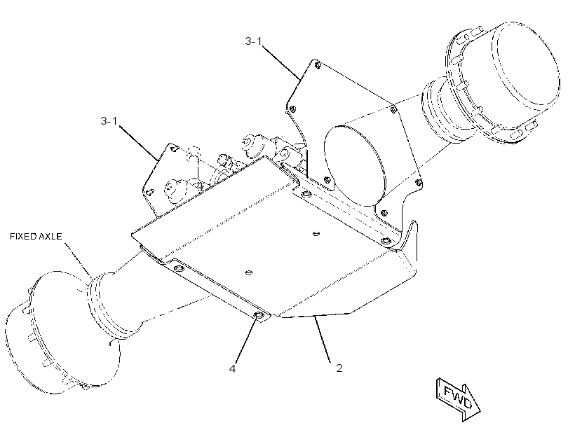 GUARD GP-AXLE 3333901 CAT
