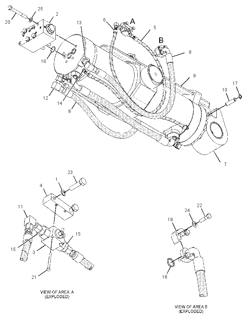 CYLINDER & VALVE GP 3211277 CAT