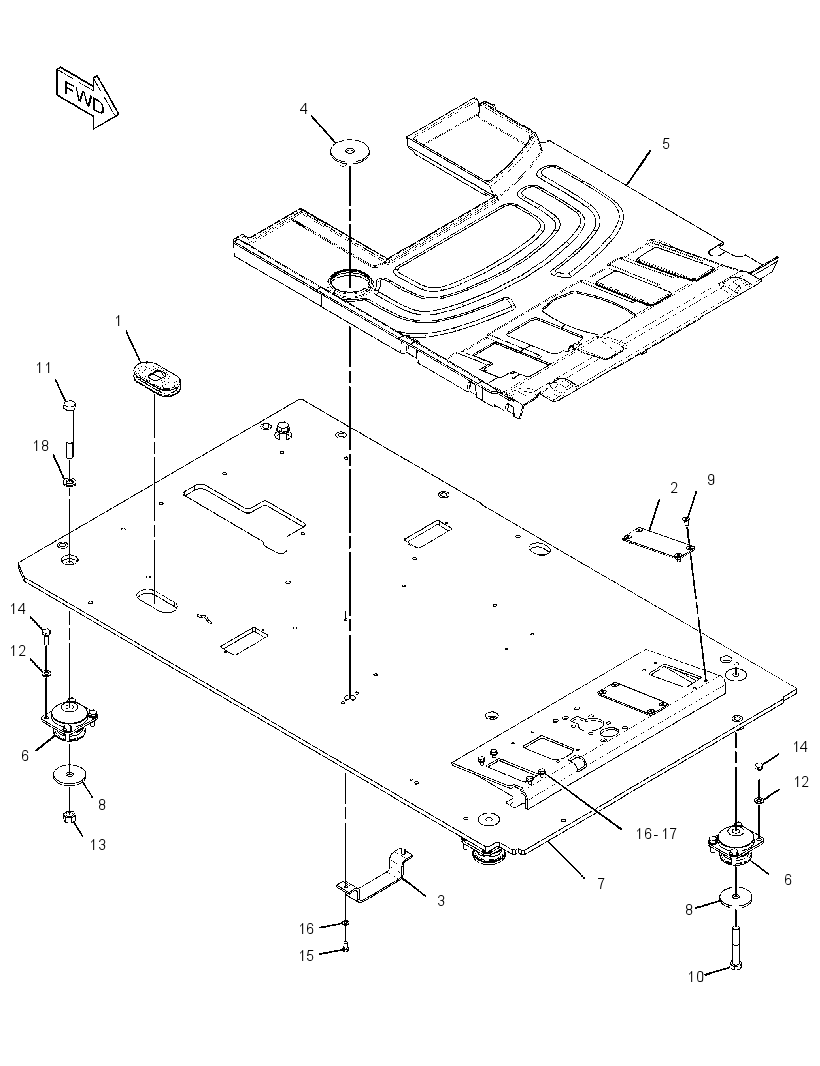 PLATFORM GP-CAB 3445471 CAT