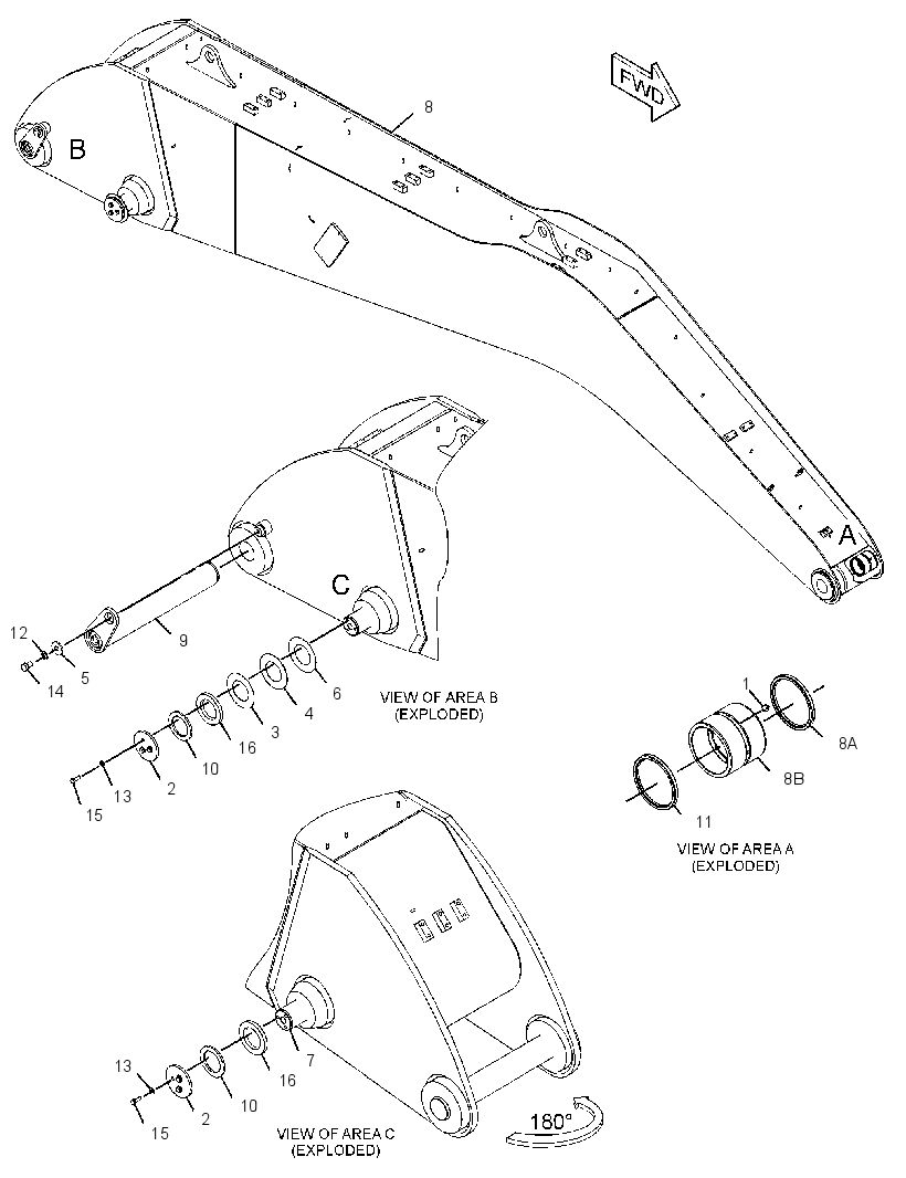 Рукоять 3441694 CAT