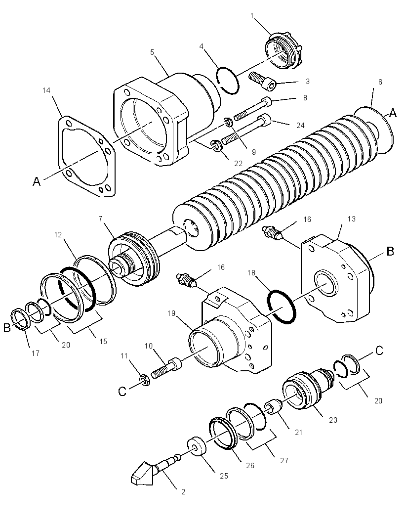CYLINDER GP-BRAKE 3419490 CAT