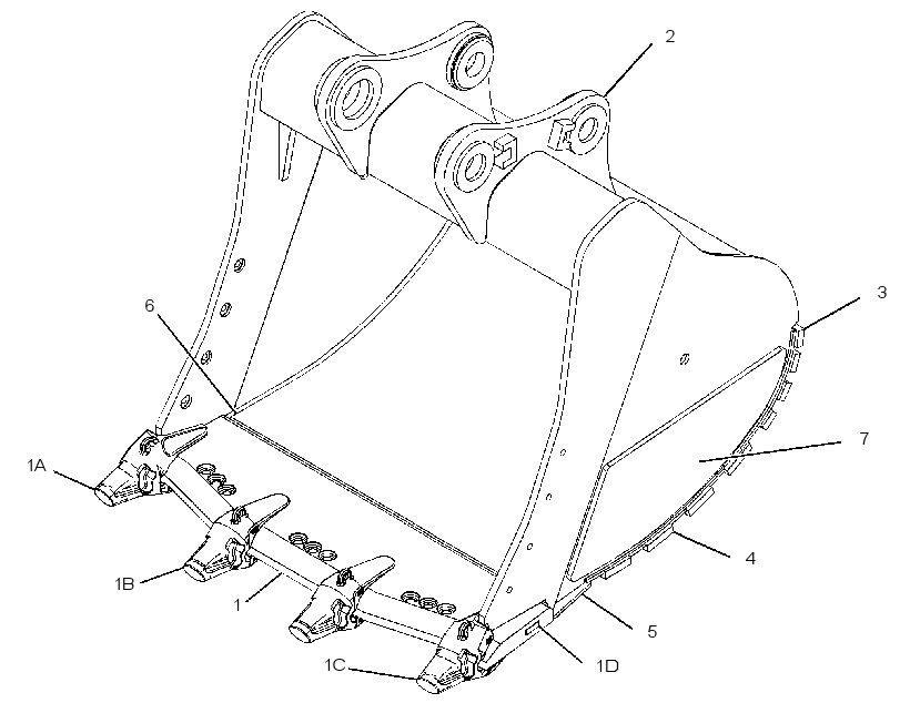 BUCKET AS-EXTREME SERVICE ROCK 3452587 CAT