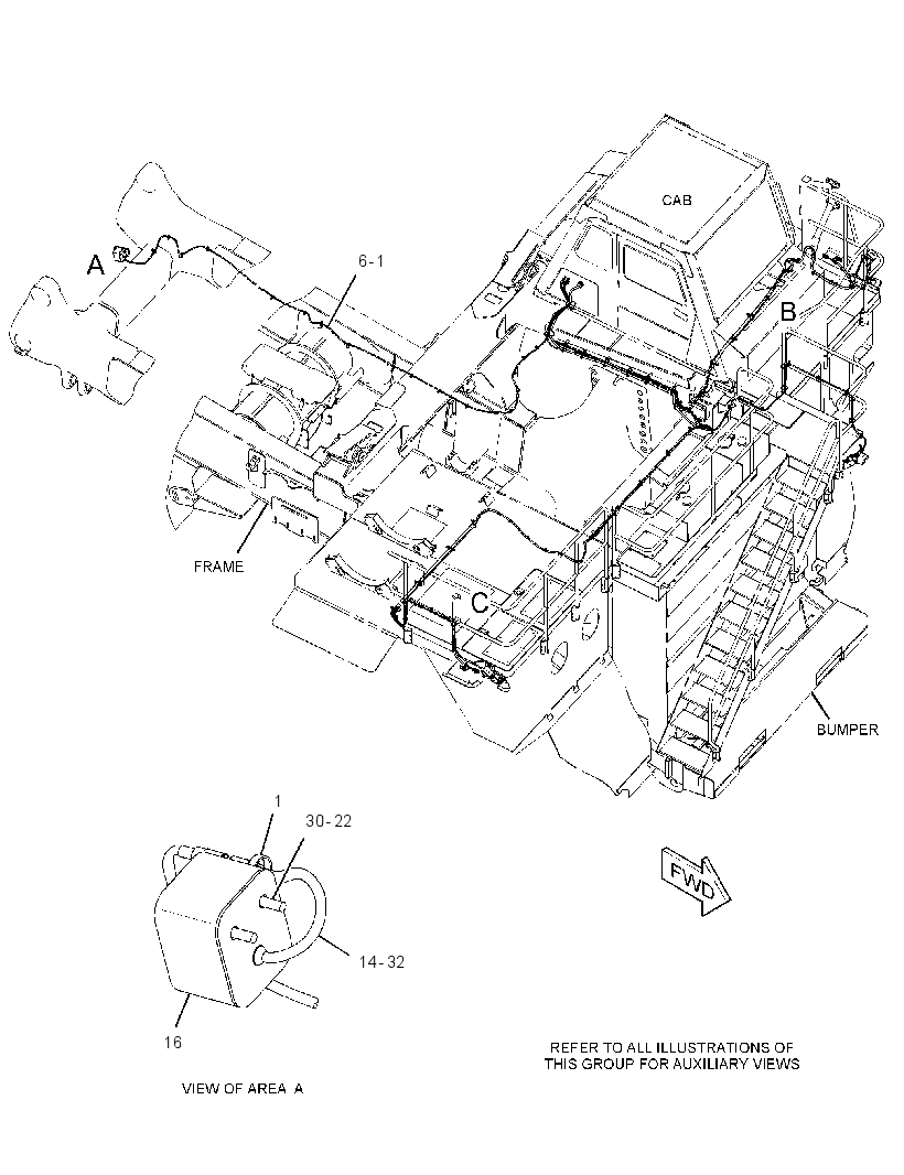 WIRING GP-OBJECT DETECTION 3325763 CAT