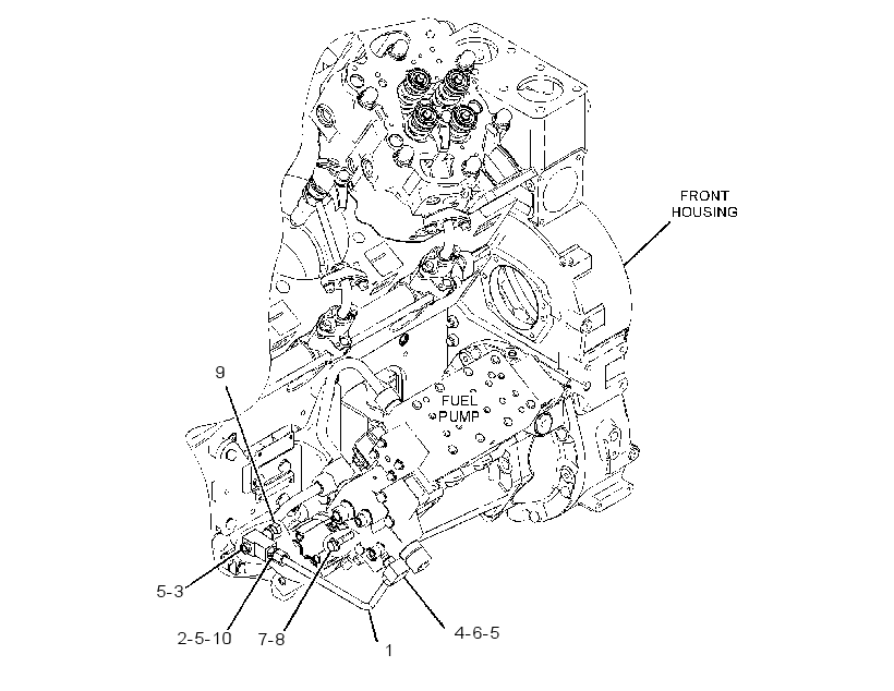 LINES GP-FUEL COLLECTOR 3239907 CAT