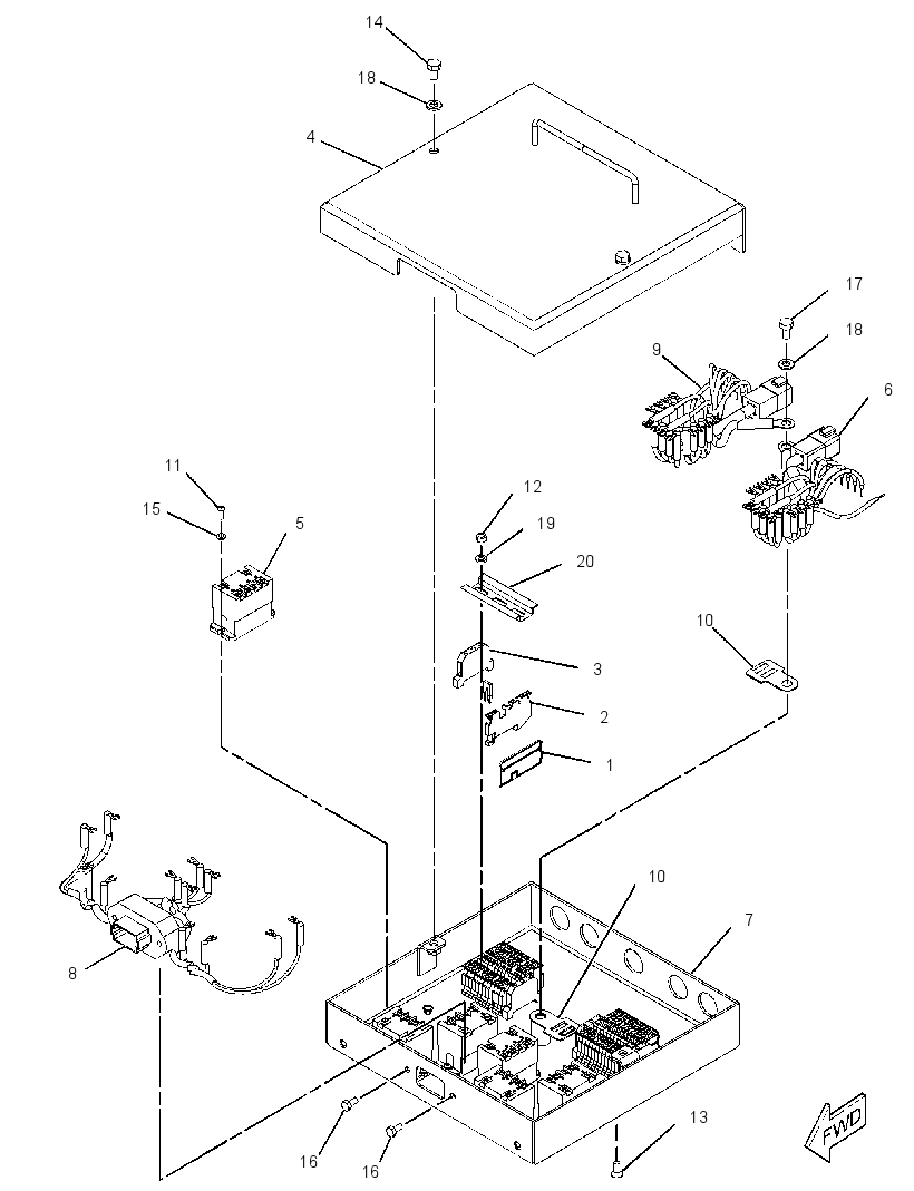 BOX GP-RELAY 3530442 CAT