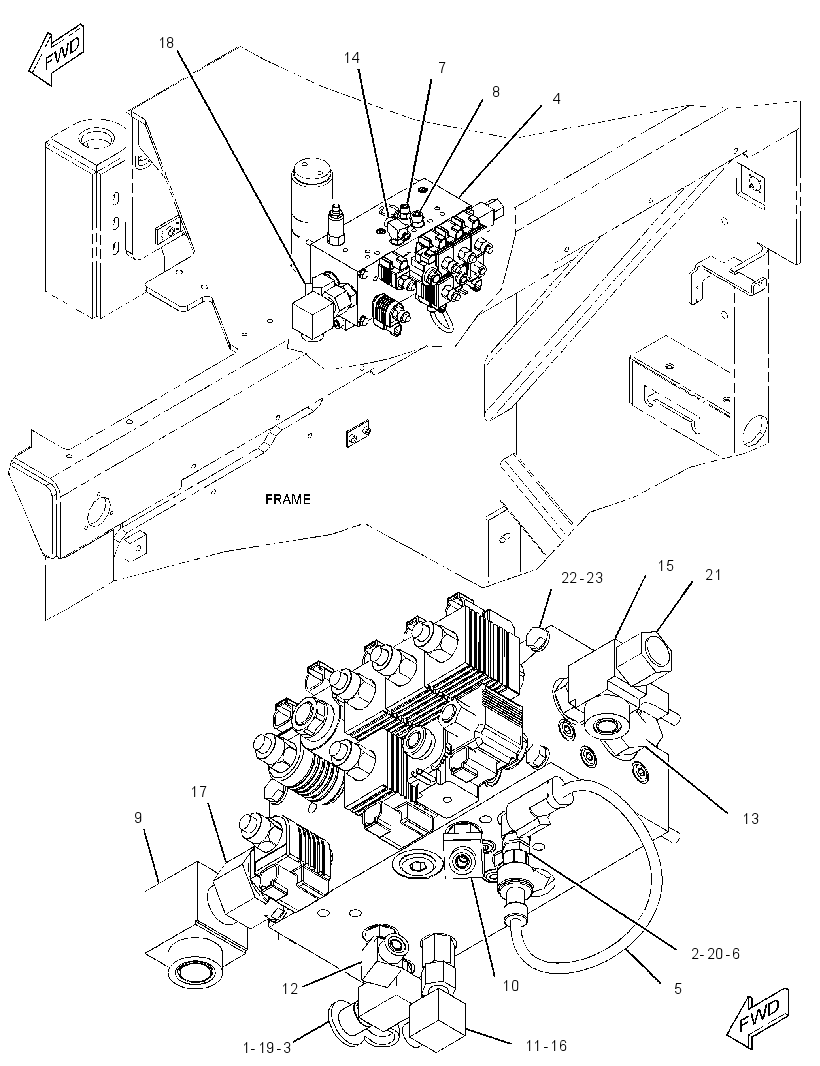 VALVE & MTG GP-AUXILIARY 3398160 CAT