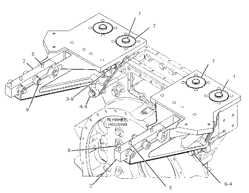 MOUNTING GP-AFTERCOOLER 2672196 CAT