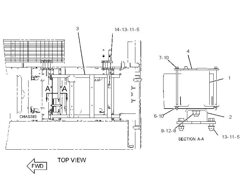 BASE GP-ENGINE 3334823 CAT