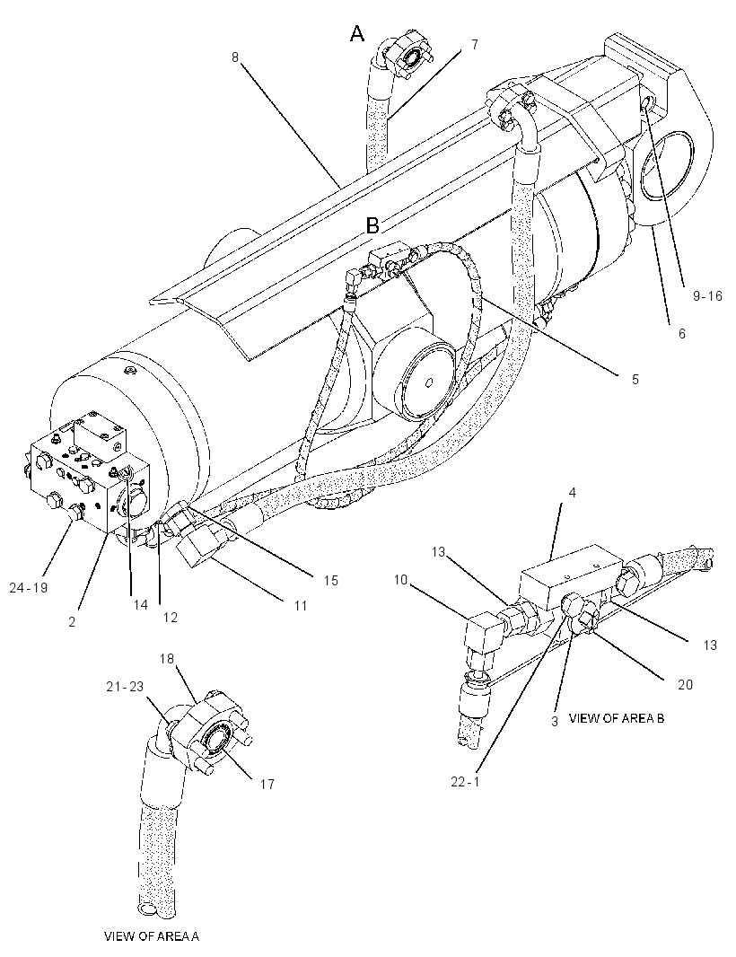CYLINDER & VALVE GP 3402439 CAT