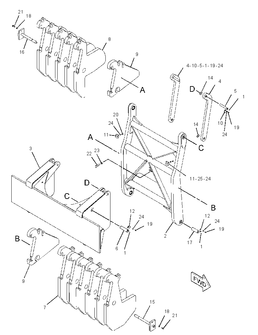 COUNTERWEIGHT GP-HYDRAULIC 2787449 CAT