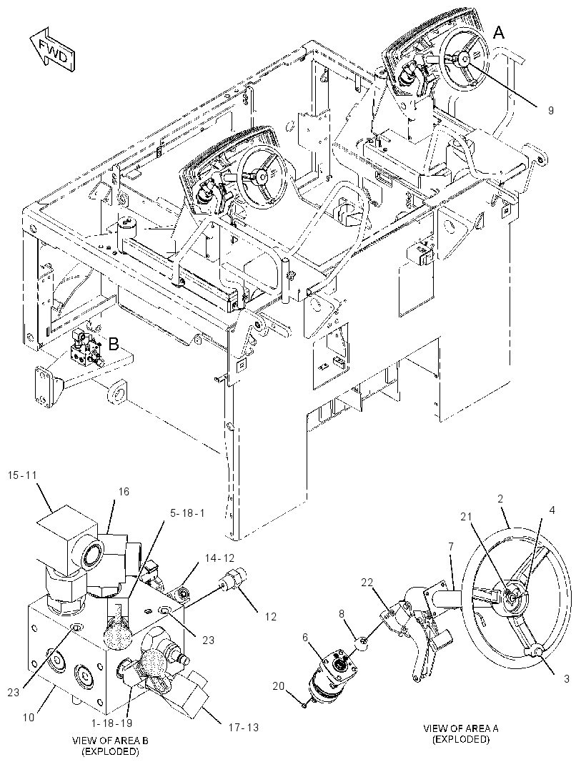 VALVE & MTG GP-STEERING 3382665 CAT