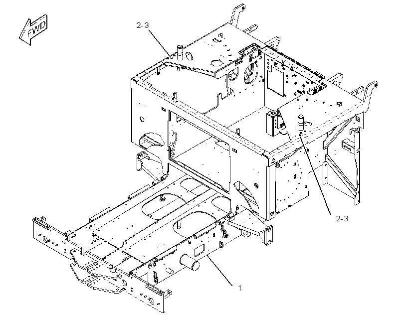 FRAME GP-MAIN 3387260 CAT
