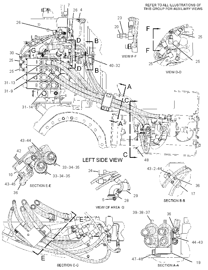 LINES GP-REAR ATTACHMENT 2986497 CAT