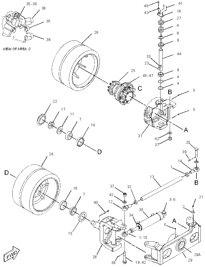 BOGIE GP 3398130 CAT