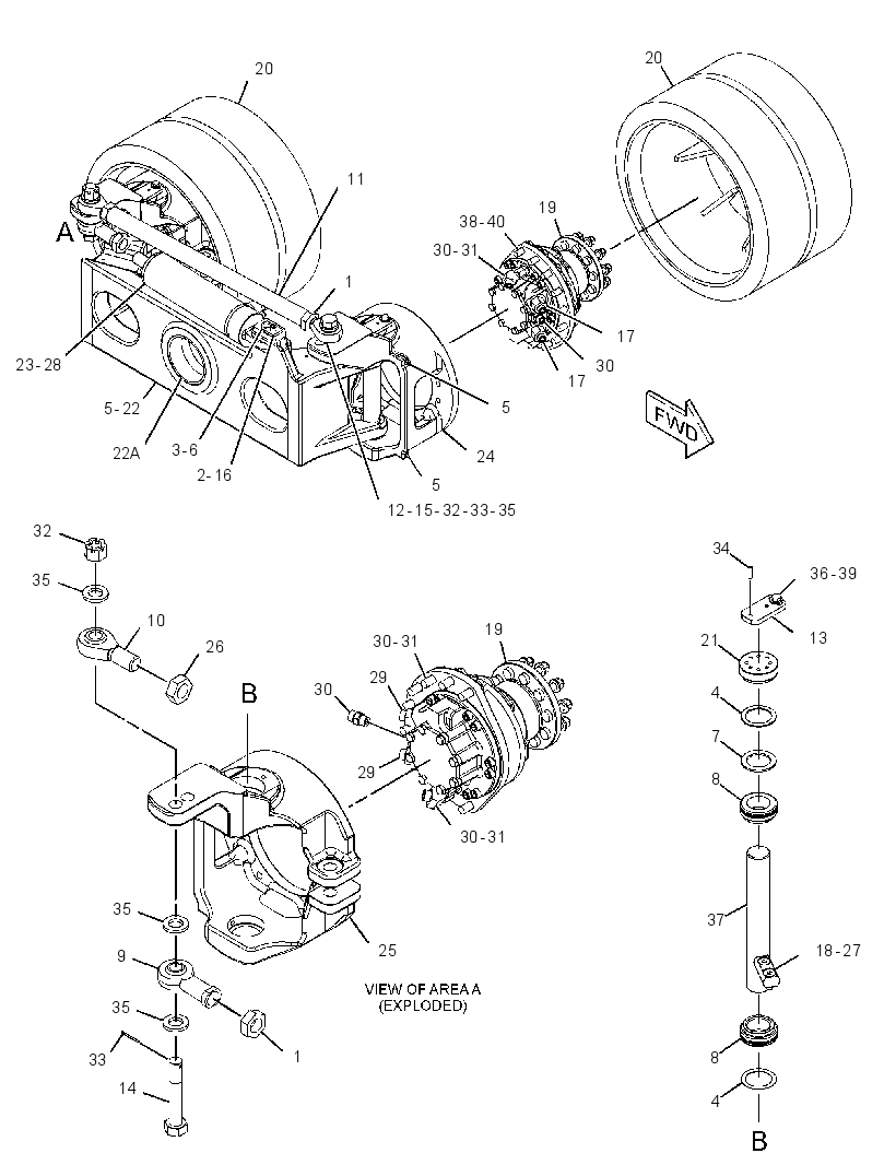 BOGIE GP 3398132 CAT