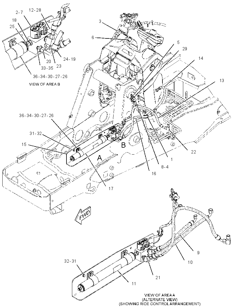 INSTALLATION GP-RIDE CONTROL 3480162 CAT