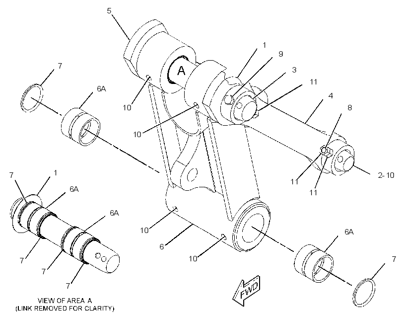 LINKAGE GP-FELLING HEAD 3324755 CAT