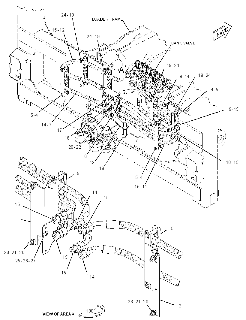 LINES GP-BACKHOE 3053279 CAT